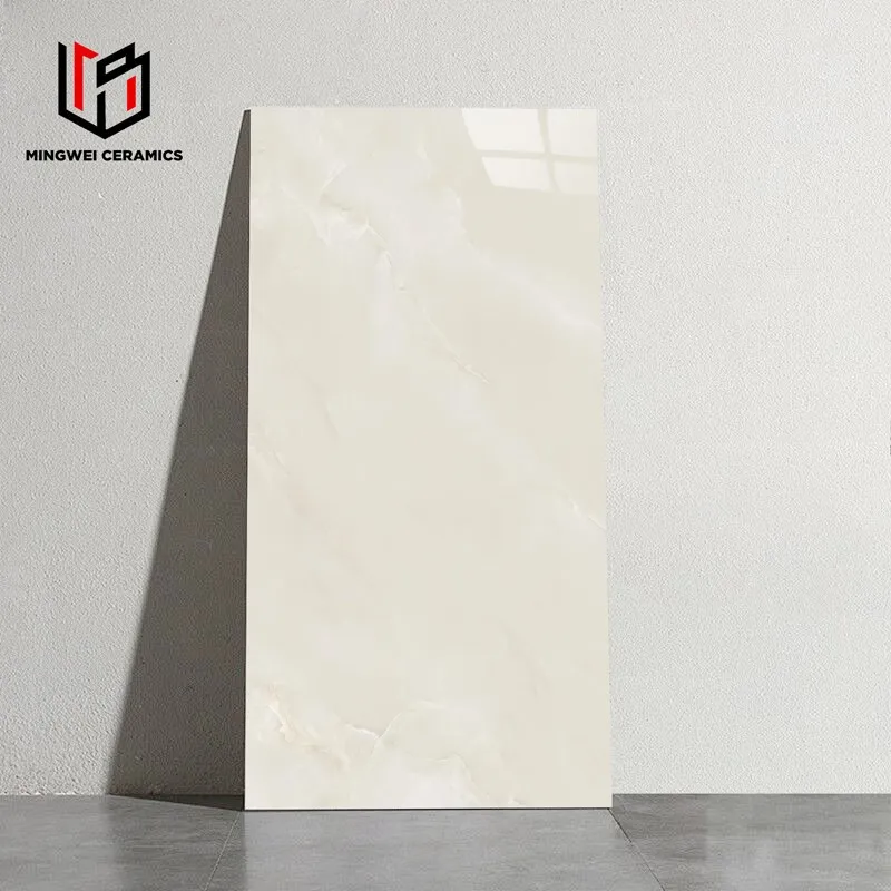 Cream Color Glazed Polished Tiles