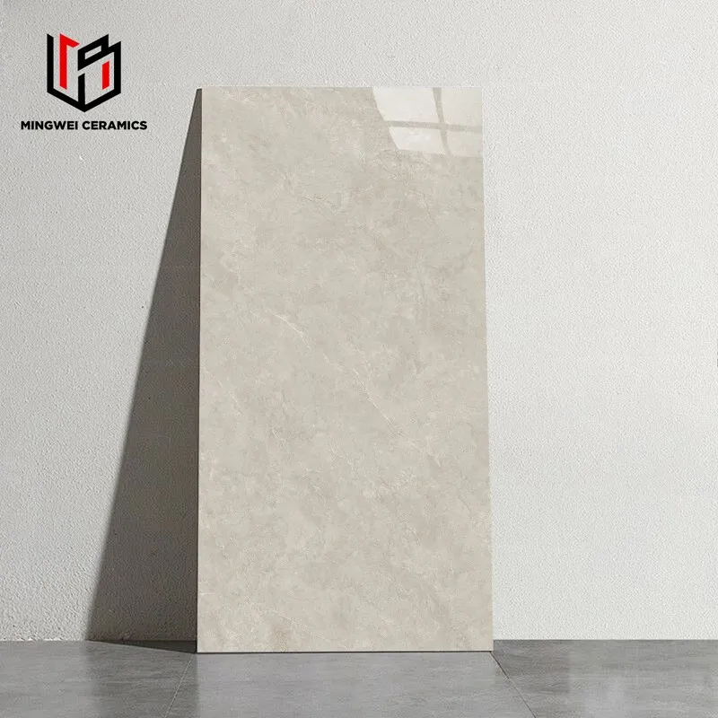 Cream Color Glazed Polished Tiles