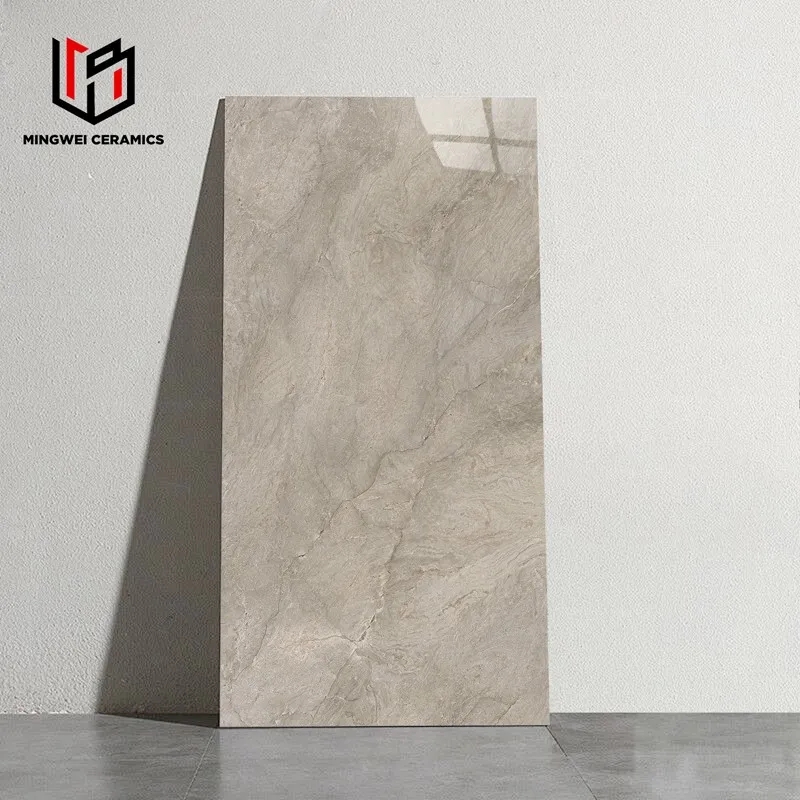 Cream Color Glazed Polished Tiles