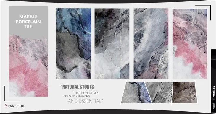 Ocean Blue Glazed Porcelain Tiles